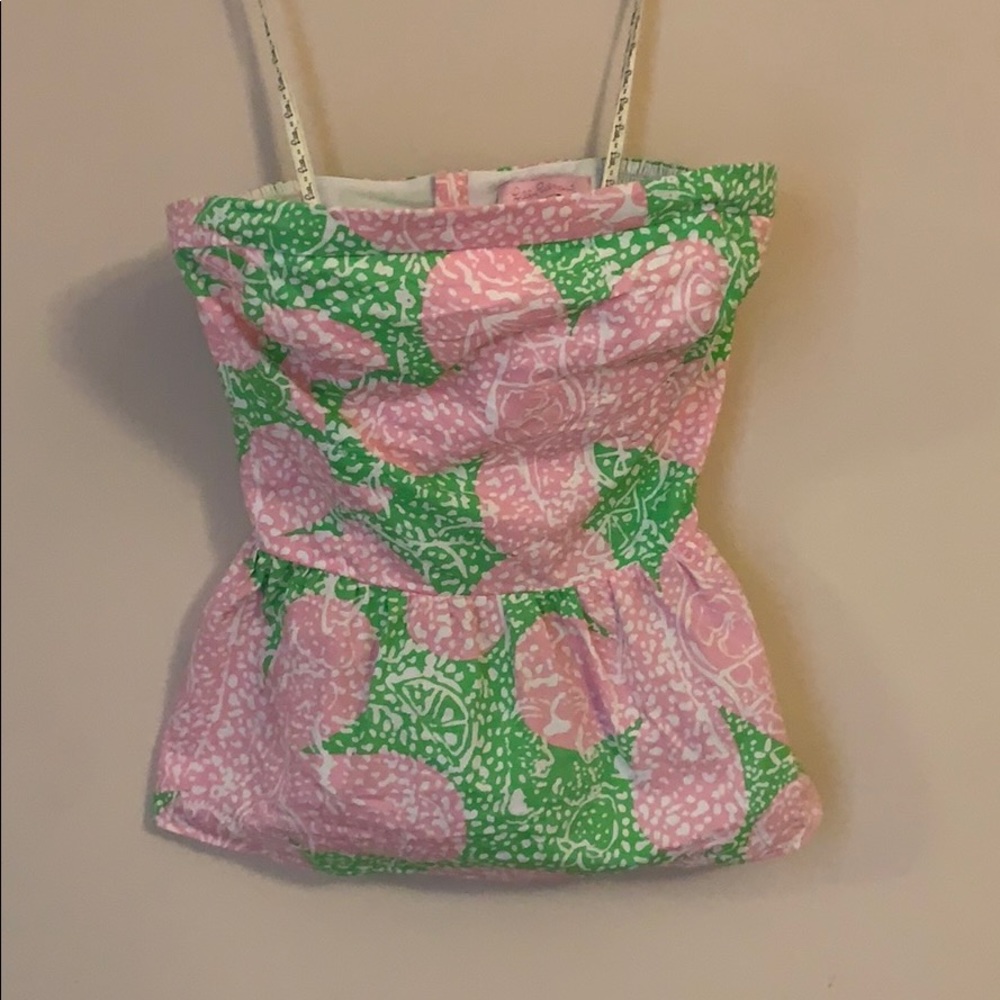 Lily Pulitzer strapless tank